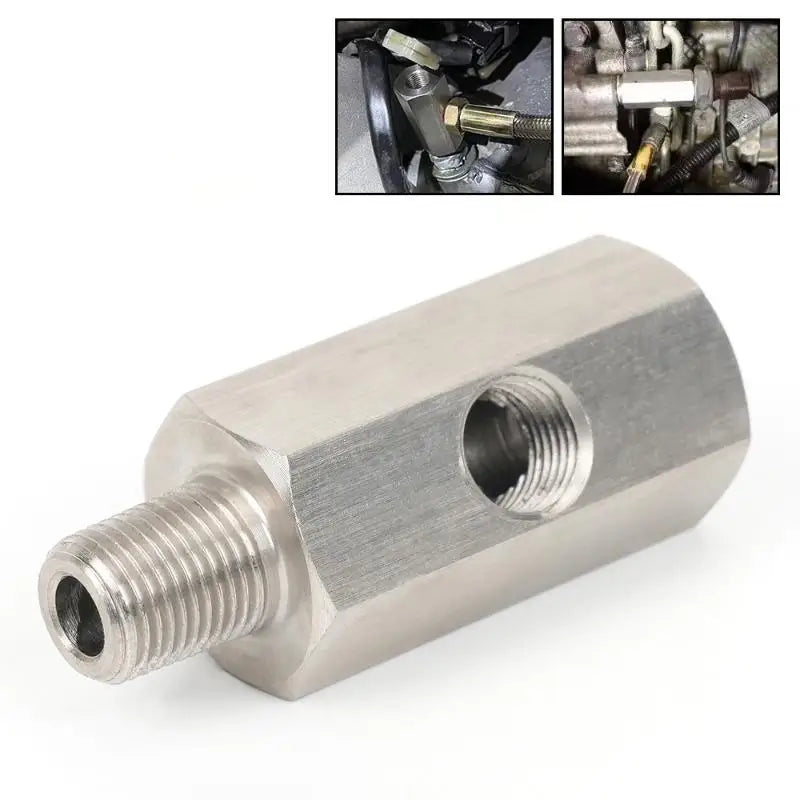 Oil Pressure Sensor Tee Adapter 1/8" NPT to M10/M12/M14