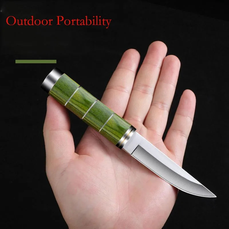 Bamboo Handle Stainless Steel Meat & Deboning Knife | BBQ