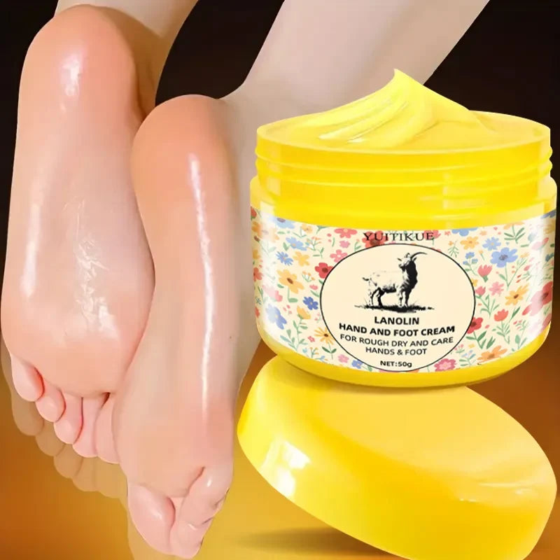 YUITIKUE Lanolin Hand & Foot Cream 50g | 3-in-1 Moisturizer