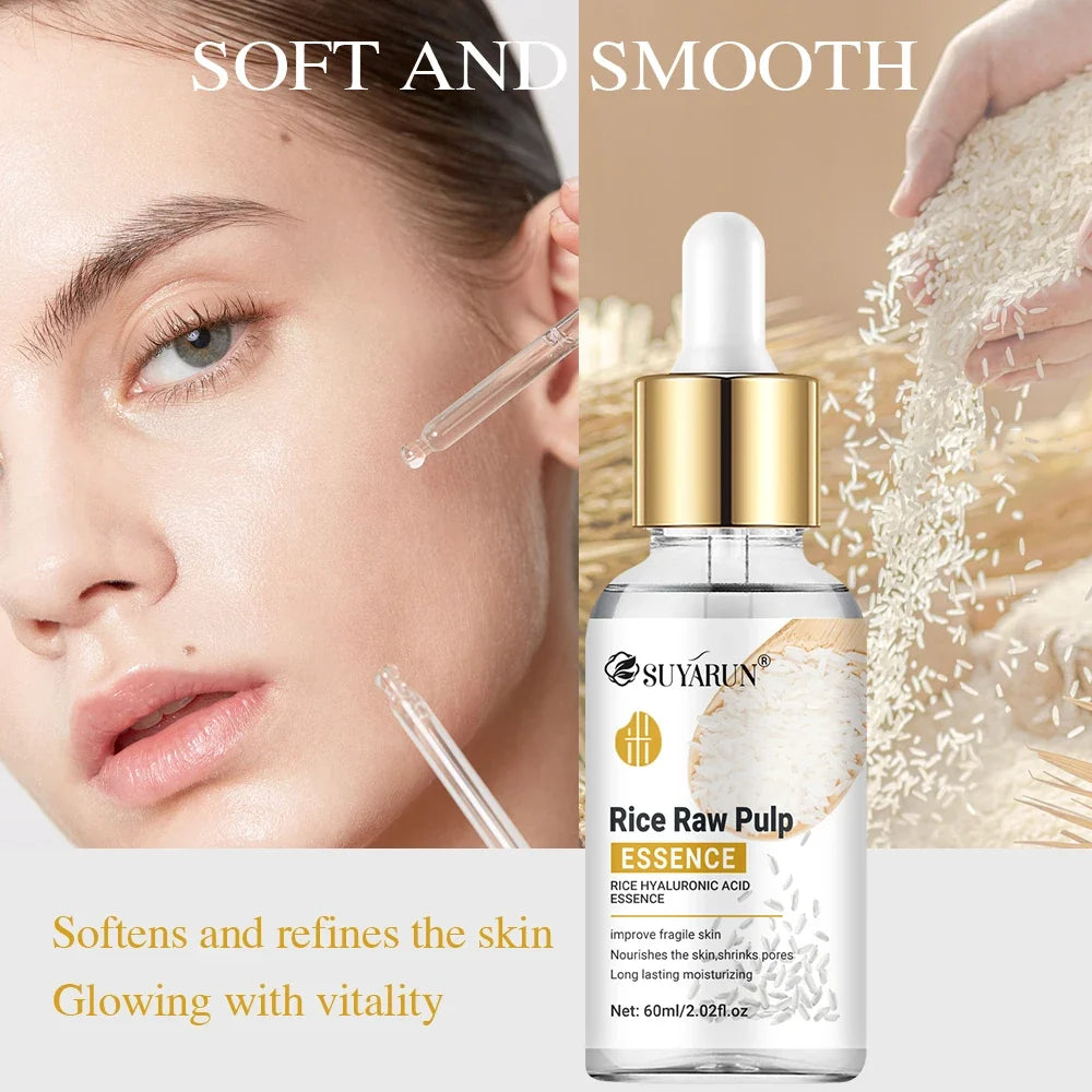 SUYARUN Rice Essence Serum – Hyaluronic Acid & Glycerin