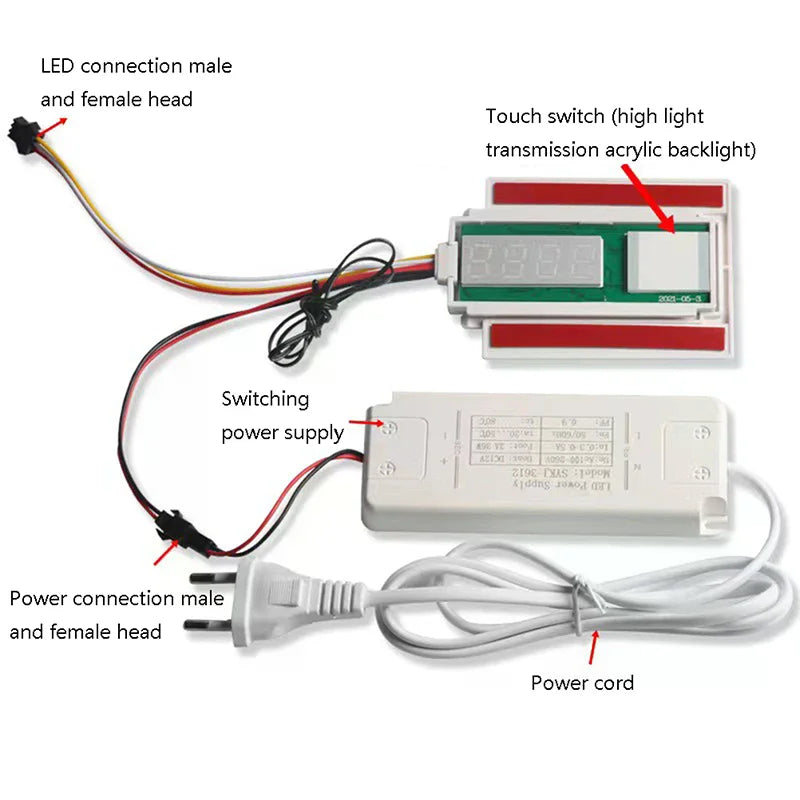 LED Bathroom Mirror Dimmer Switch | Light Sensor Controller
