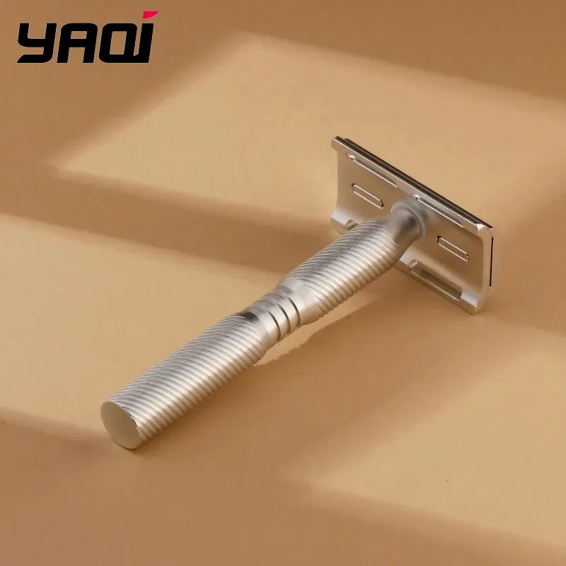 2026 Yaqi Beard Shaver Handle 316 Stainless Steel Men Safety Razor