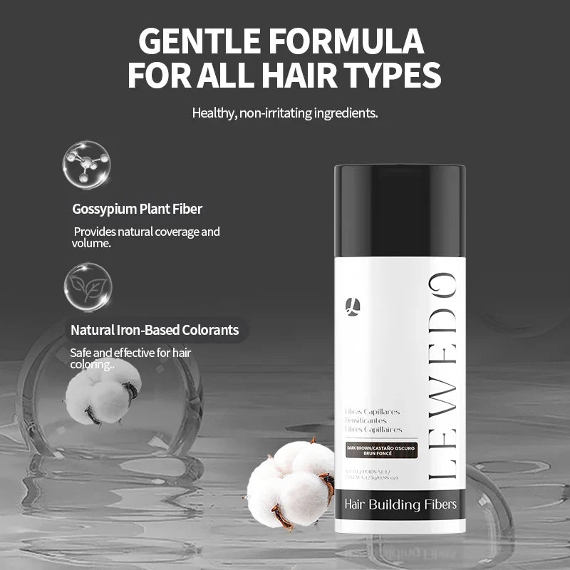 LEWEDO Keratin Hair Building Fibers – Volumizing Powder 25g