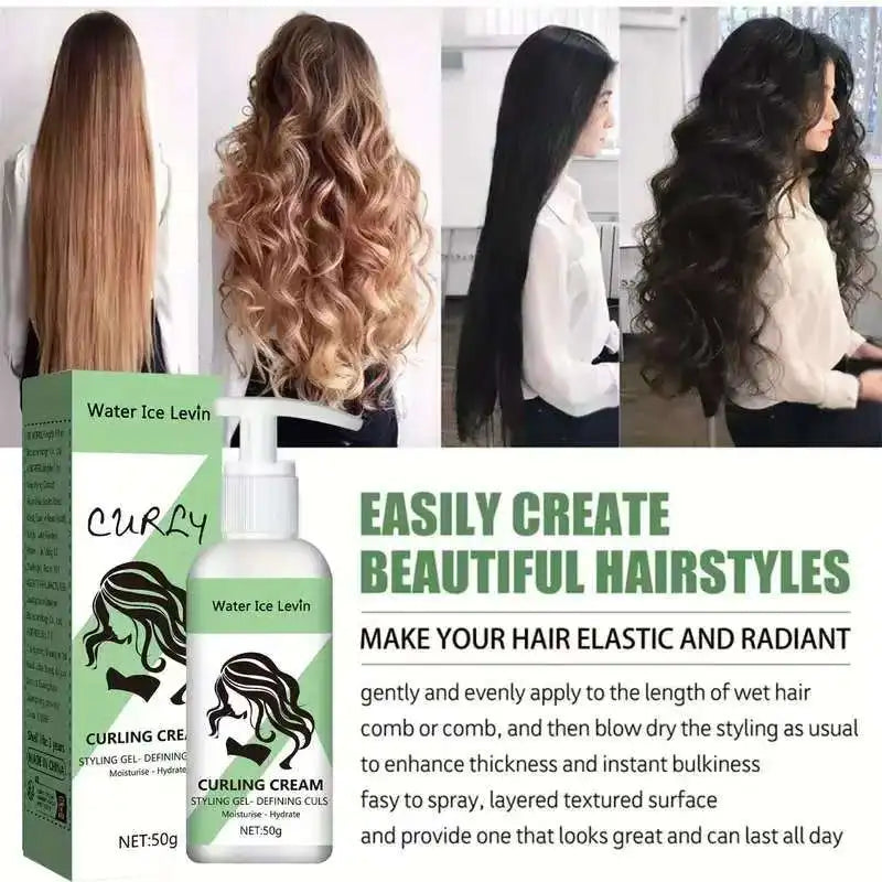 Curly Hair Cream – Keratin & Biotin Curl Enhancer for All Types