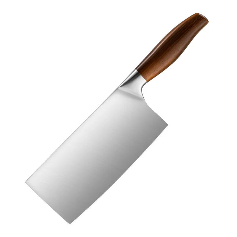 4-Piece Kitchen Knife Set – Chef, Cleaver & Slicing Knives