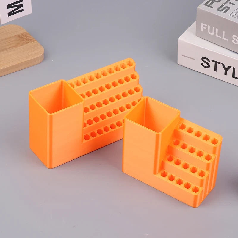 Drill Bit Organizer 20/50 Hole Screwdriver Bit Holder Stand