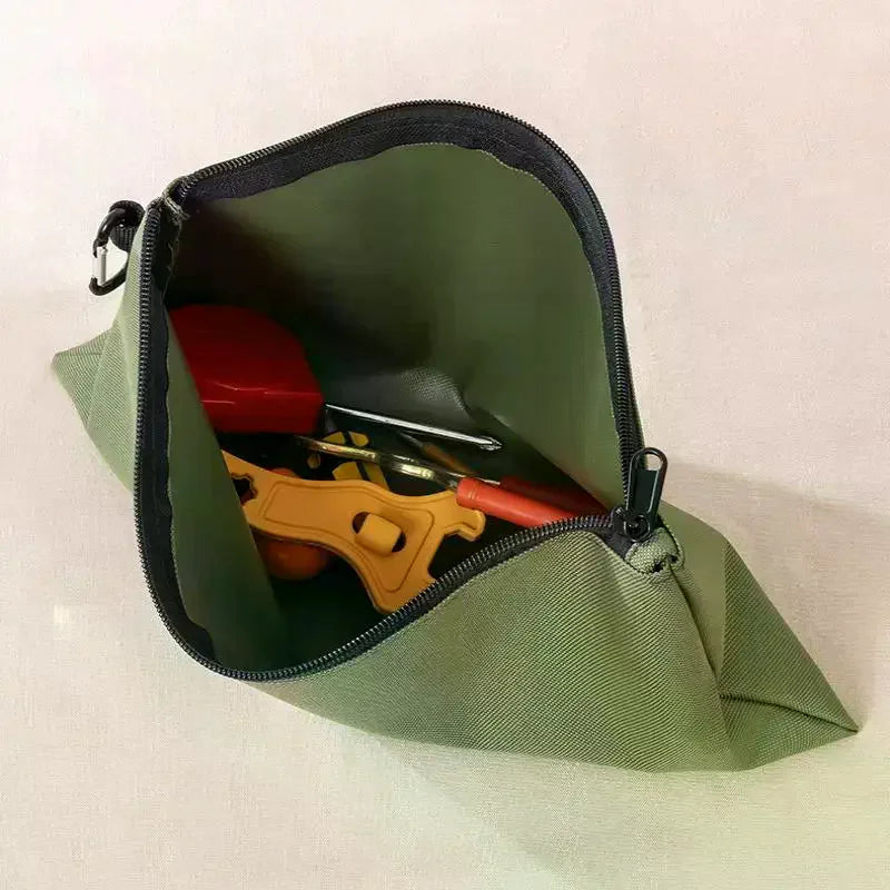 Multipurpose Tool Pouch Bag with Zipper & Carabiner