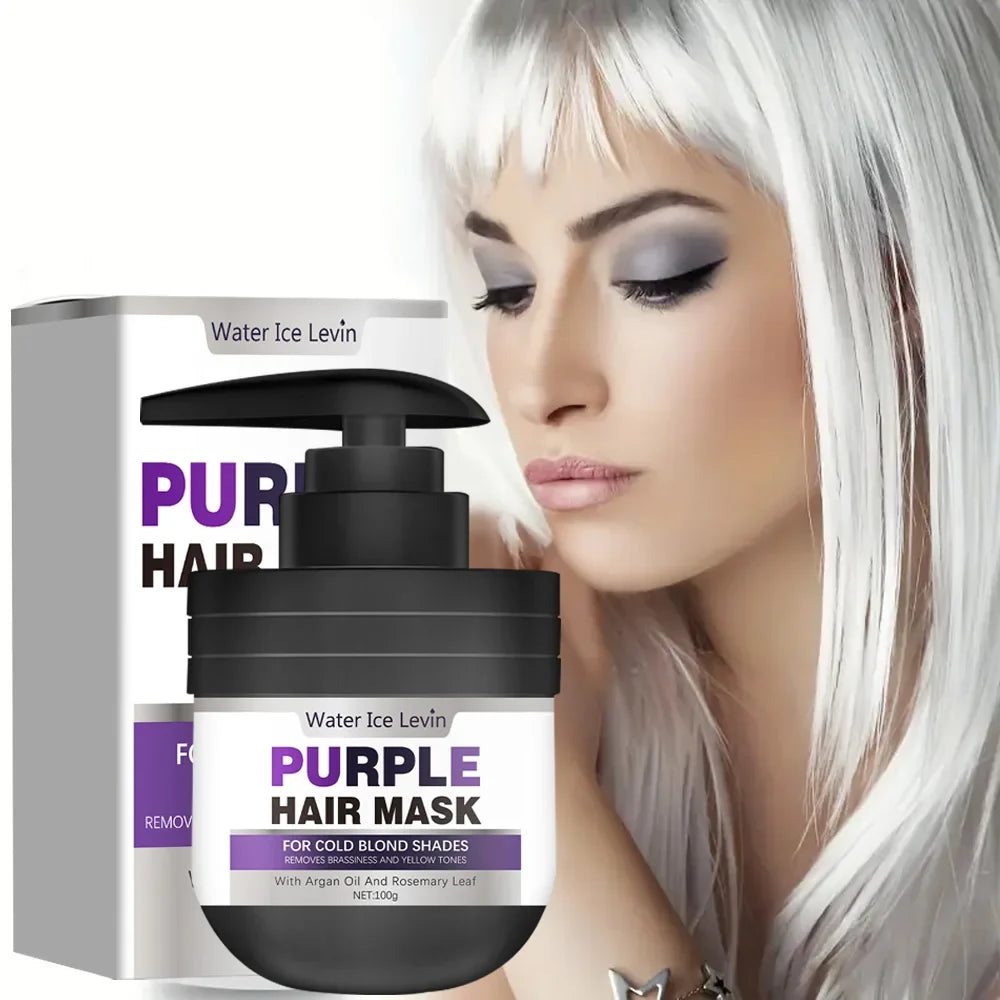Purple Keratin & Biotin Hair Mask – Moisturizing Deep Conditioner