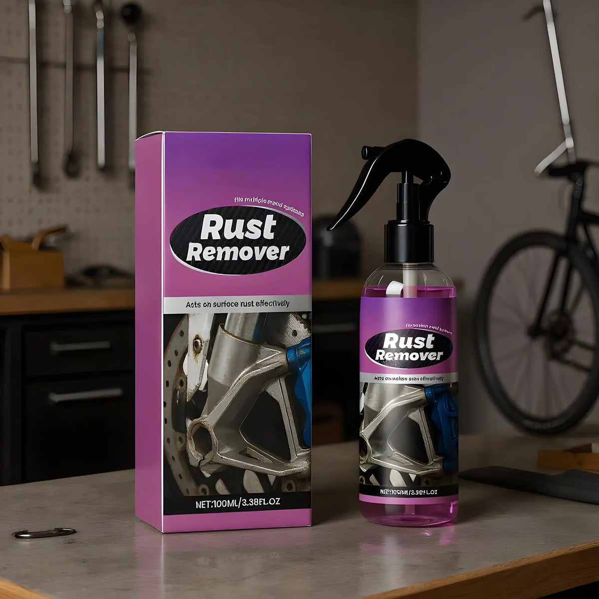 Metal Rust Remover Spray 100ml | Iron Converter for Car & Marine