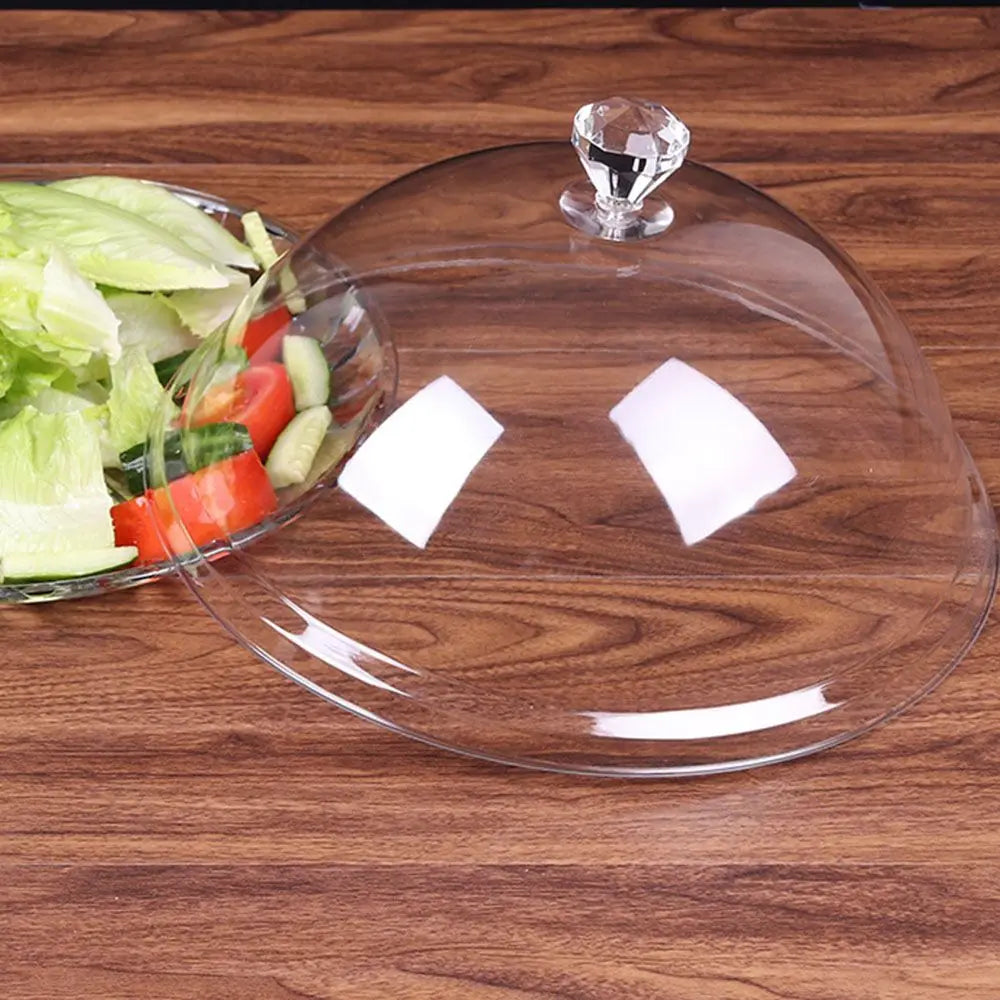 Round Plastic Cake Dome Cover – Dust-Proof Food Display Lid