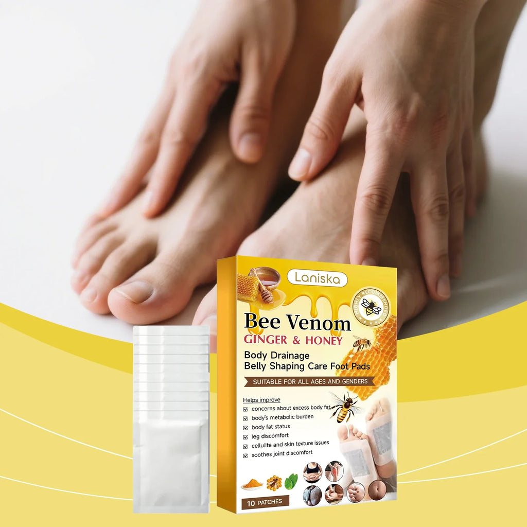 Bee Venom & Ginger Foot Patches – Moisturizing Foot Care