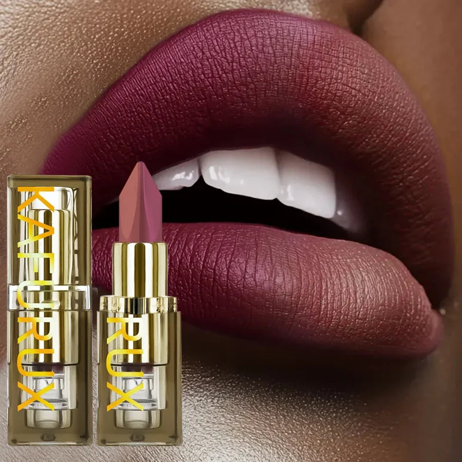 KAFURUX Glitter Two-Tone Gradient Lipstick | Matte Shimmer