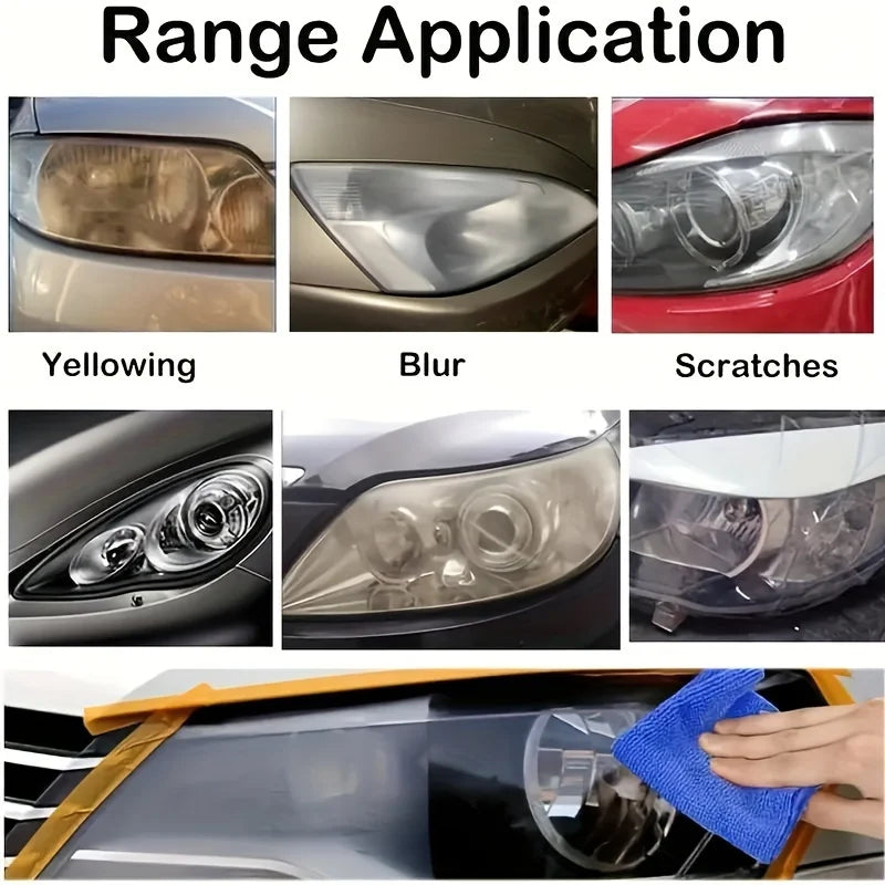 Headlight Restoration Kit – Remove Yellowing & Oxidation Fast