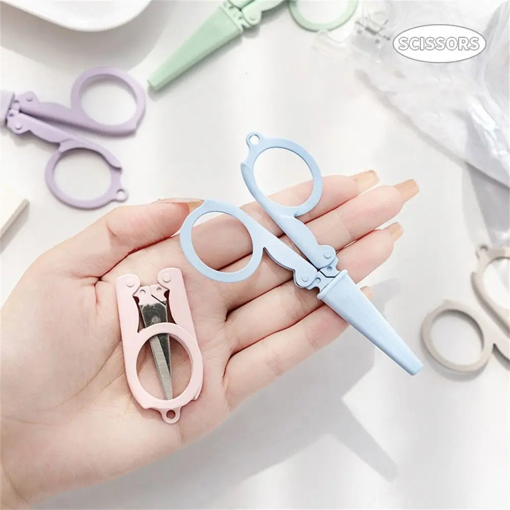 Morandi Folding Scissors – Stainless Steel Keychain Cutter