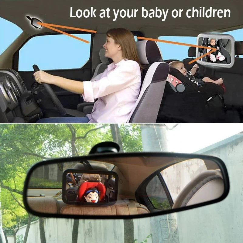 Baby Car Mirror – Adjustable Rear Seat Safety View Mirror