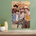 Bonanza TV Show Metal Poster Sign – Vintage Aluminum Wall Art