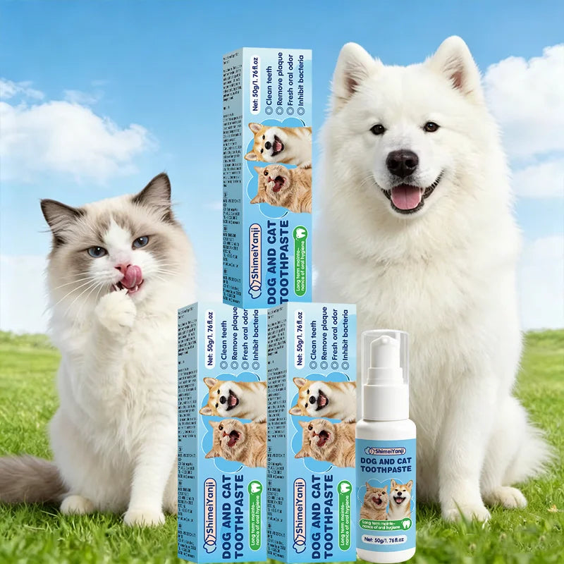Pet Toothpaste Mint Flavor – Plaque & Tartar for Dogs & Cats