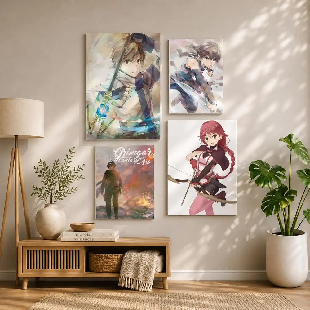 Grimgar of Fantasy & Ash Anime Poster – HD Waterproof Wall Art