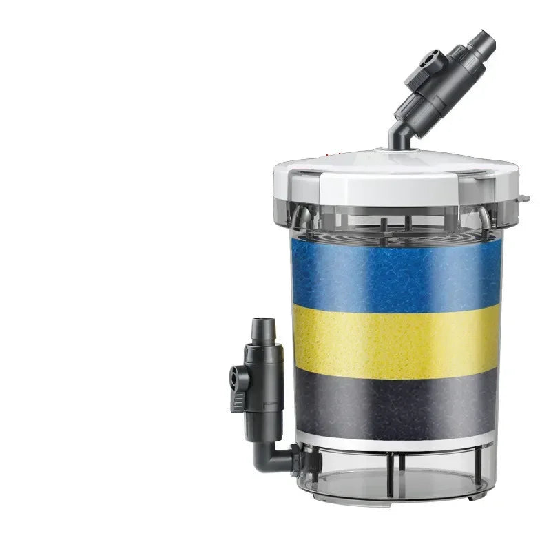 EW-604 External Canister Filter | Pre-Filter & 4 Sponge Cartridges