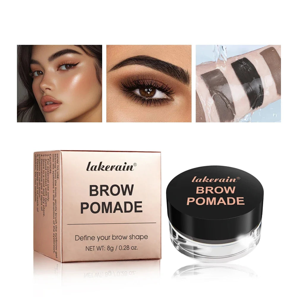 Lakerain Brow Pomade – Waterproof Long-Lasting Eyebrow Tint