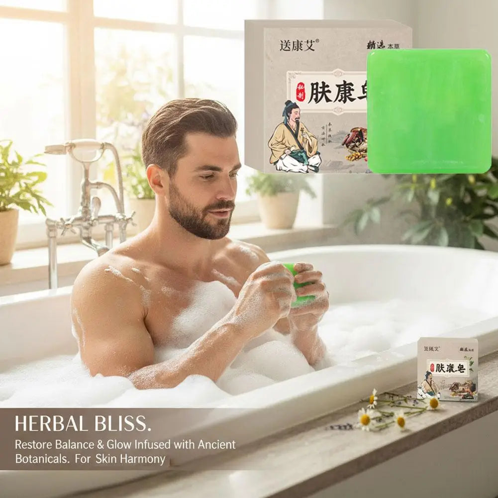 Relieve Acne Eliminate Body Odor Oil Soap Bar Face Natural Skin