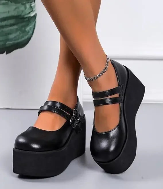 Women's Lolita Mary Jane High Heels – Gothic Sweet Pumps