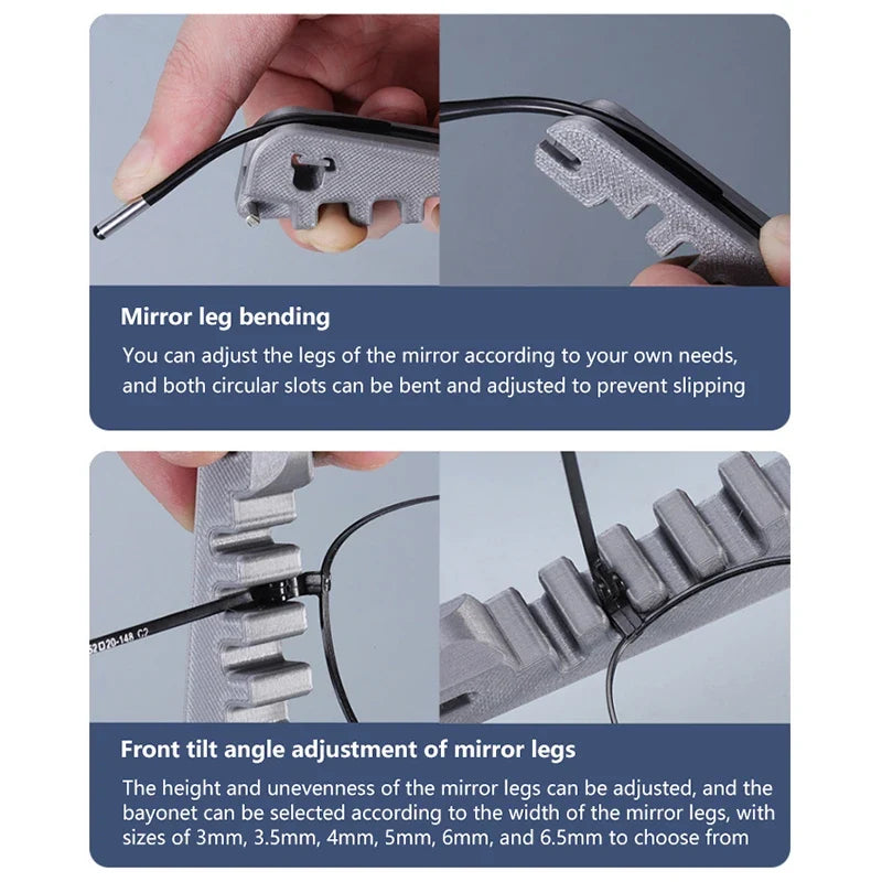 Eyeglass Frame Bending Tool – Temple Arm Adjuster & Straightener