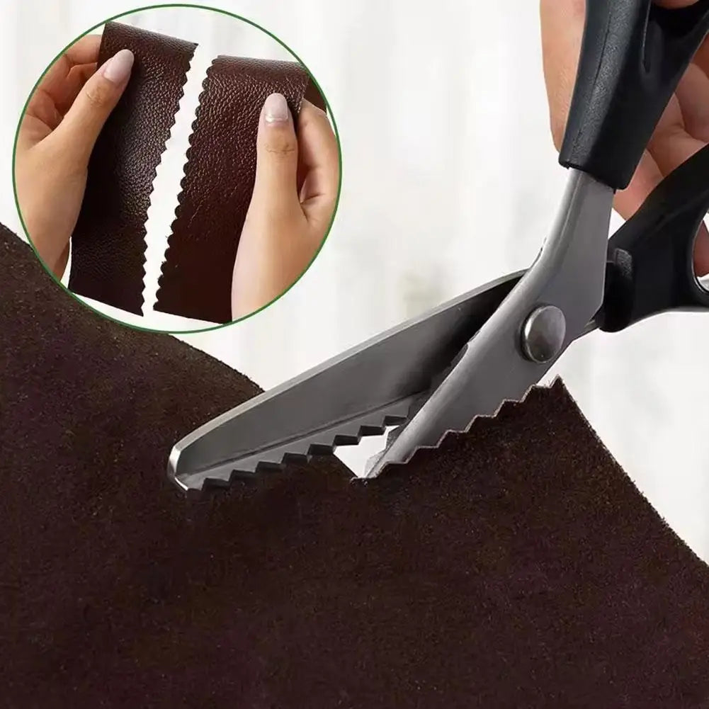 Stainless Steel Pinking Shears – Zigzag Sewing Scissors