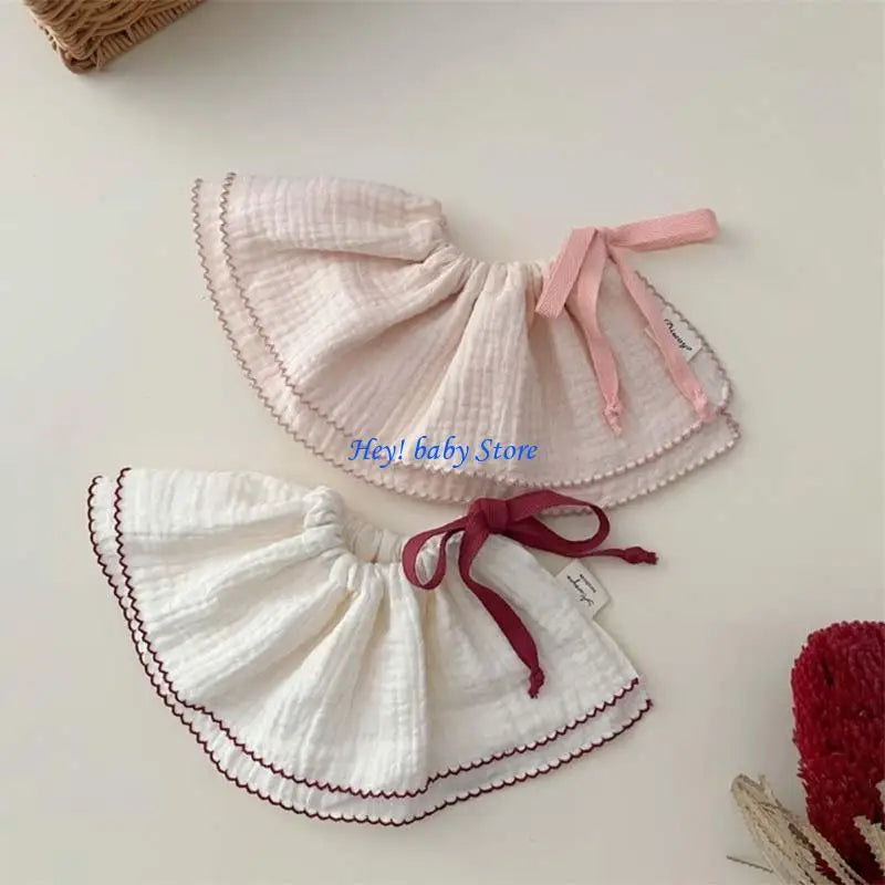 2-Pack Cotton Baby Bibs | Newborn Drool & Burp Cloths