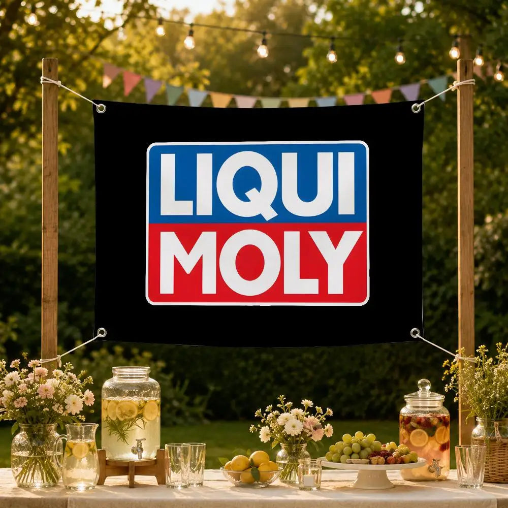 Liqui Moly Automotive Flag Banner – Wall Decor Indoor & Outdoor