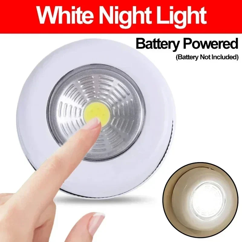 Magnetic LED Night Light – Touch Dimmer, USB Rechargeable
