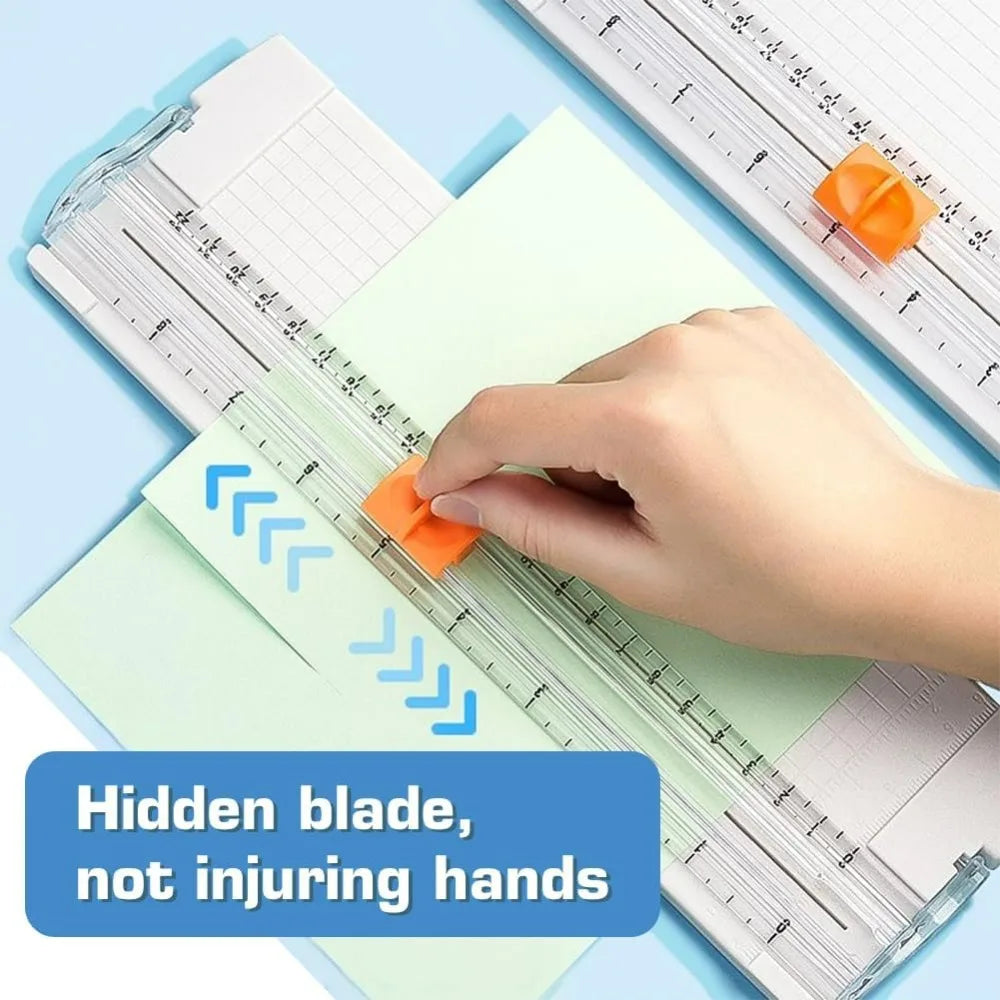 6-Pack Mini Paper Trimmer Replacement Blades – 3 Colors