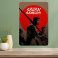 Seven Samurai Classic Movie Metal Poster Sign | Vintage Wall Art