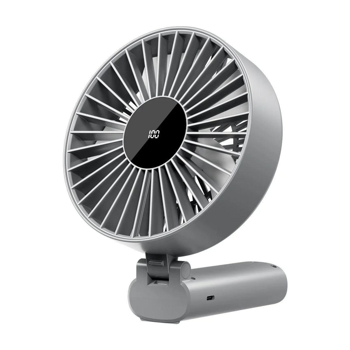 3-in-1 Portable USB Fan – Handheld, Neck & Desktop, 4000mAh
