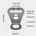 Stainless Steel Tent Rope Tensioner & Guyline Cord Buckle