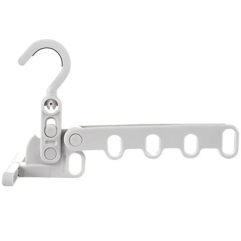 Portable Foldable Travel Hanger 5-Hook Clothes Drying Rack Hotel