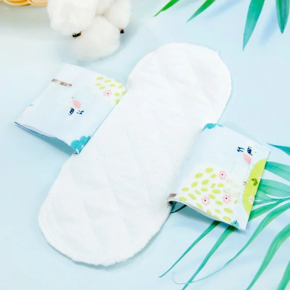 Reusable Daily Pads Menstrual Sanitary Waterproof Panty Liner Thin