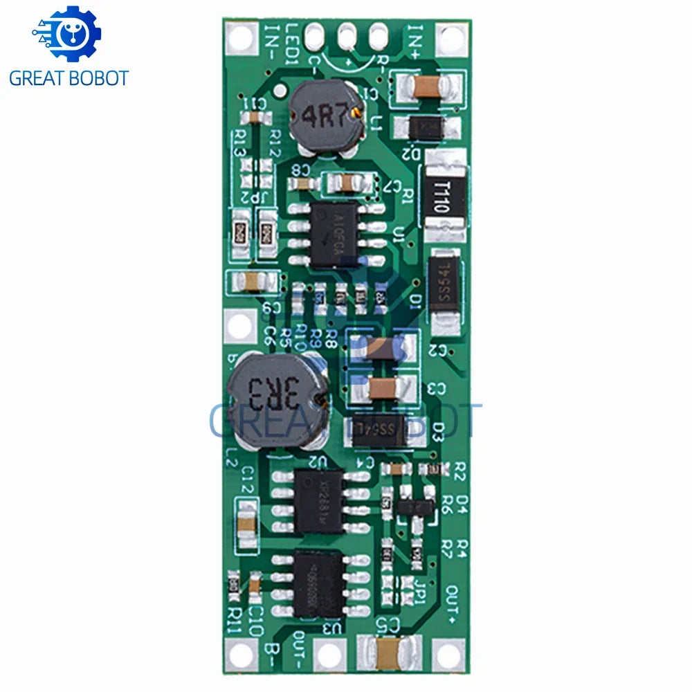 DC 5V–12V Step-Up Booster Module for 18650 Lithium Battery UPS