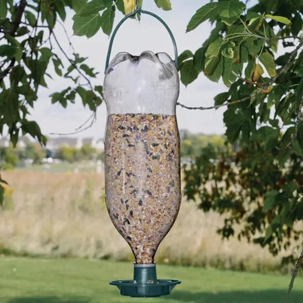 Plastic Garden Bird Feeder Coke Bottle Hanging