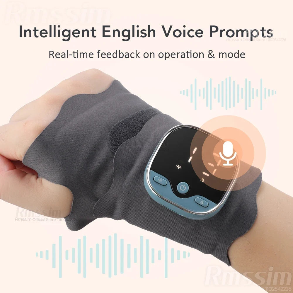 EMS Heated Wrist Massager Brace – Compression Support