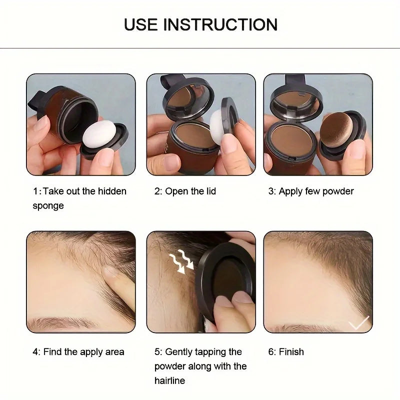 Hair Line Powder Instant Conceal Root Touch-up Natural Look Hairline
