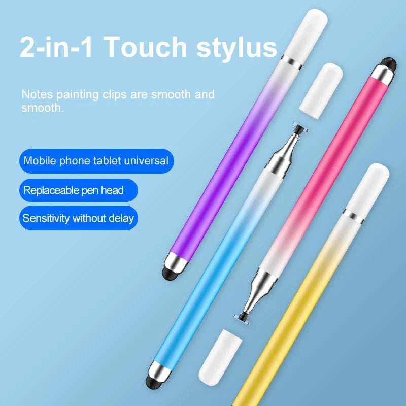 2-in-1 Capacitive Stylus Touch Screen Pen Ipad Pencil Cell Phone