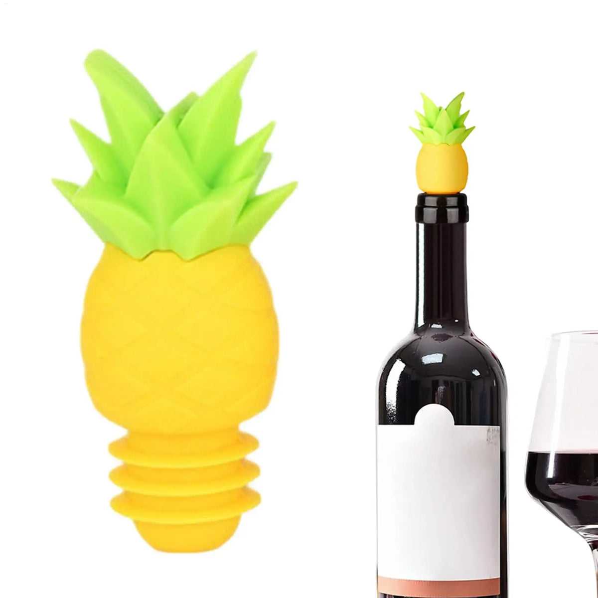 Wine Stopper Reusable Pineapple Shape Beverage Preservation Funny