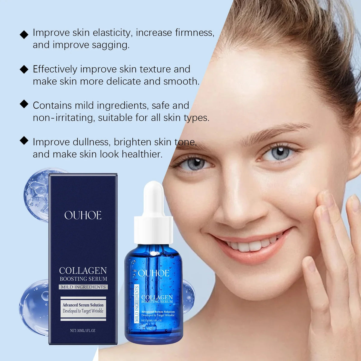 Collagen Boosting Face Serum – Firming, Lifting & Hydration