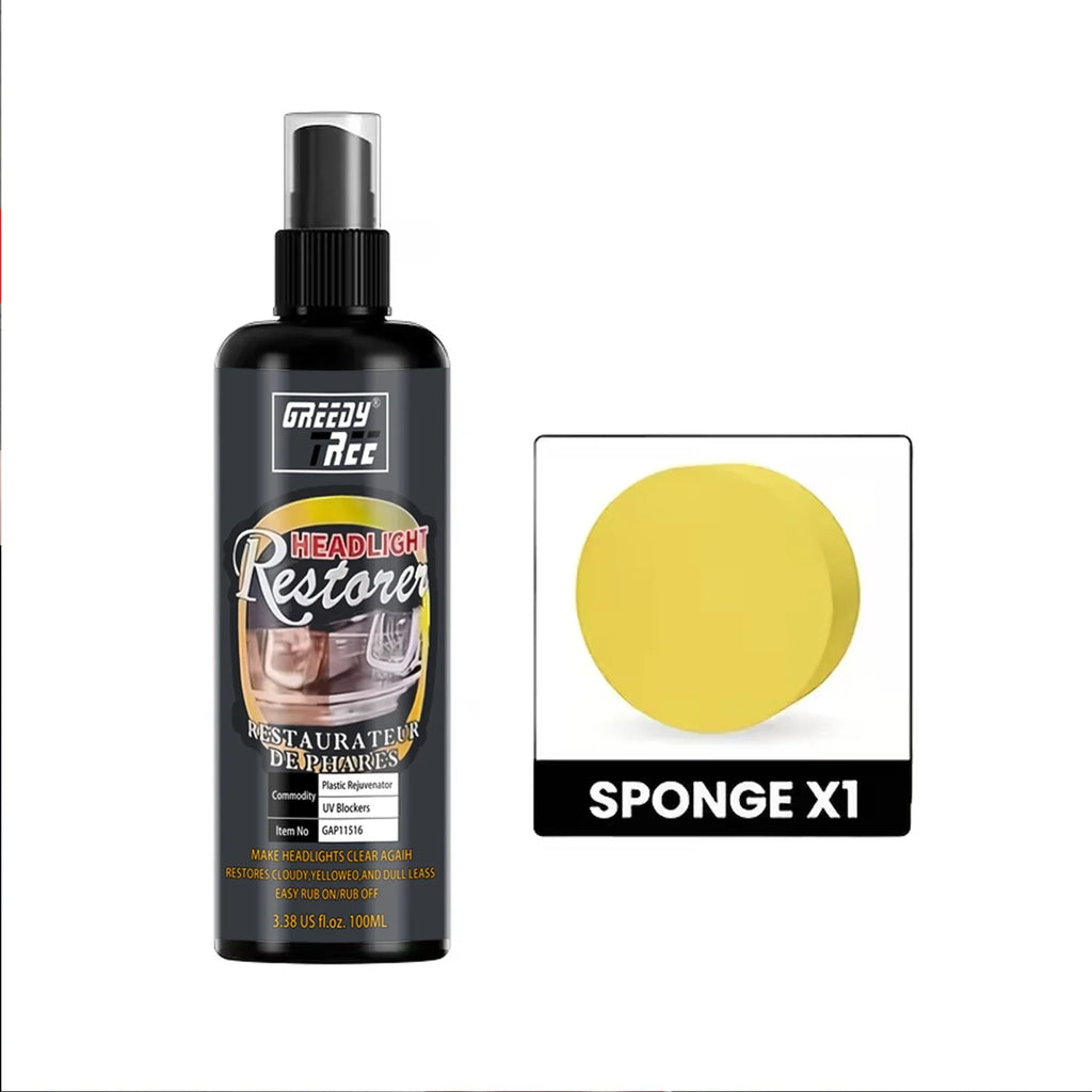 Car Headlight Restoration Kit – Clear Cloudy & Yellowed Lenses