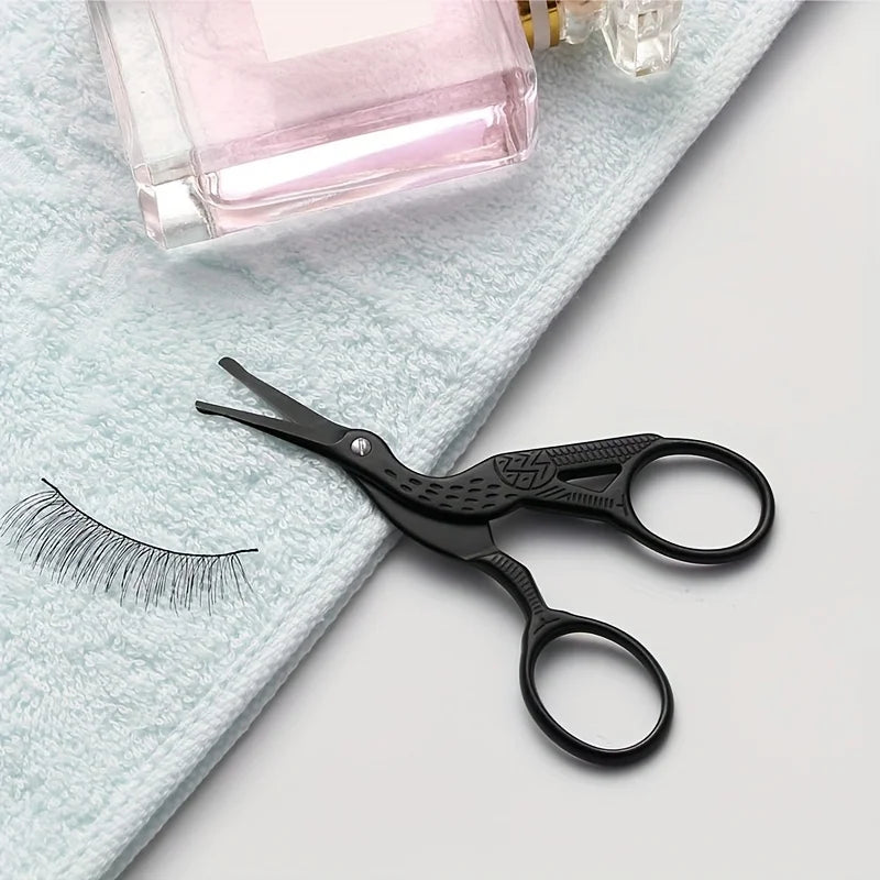 Stainless Steel Round Tip Nose Hair Scissors | Stork Design