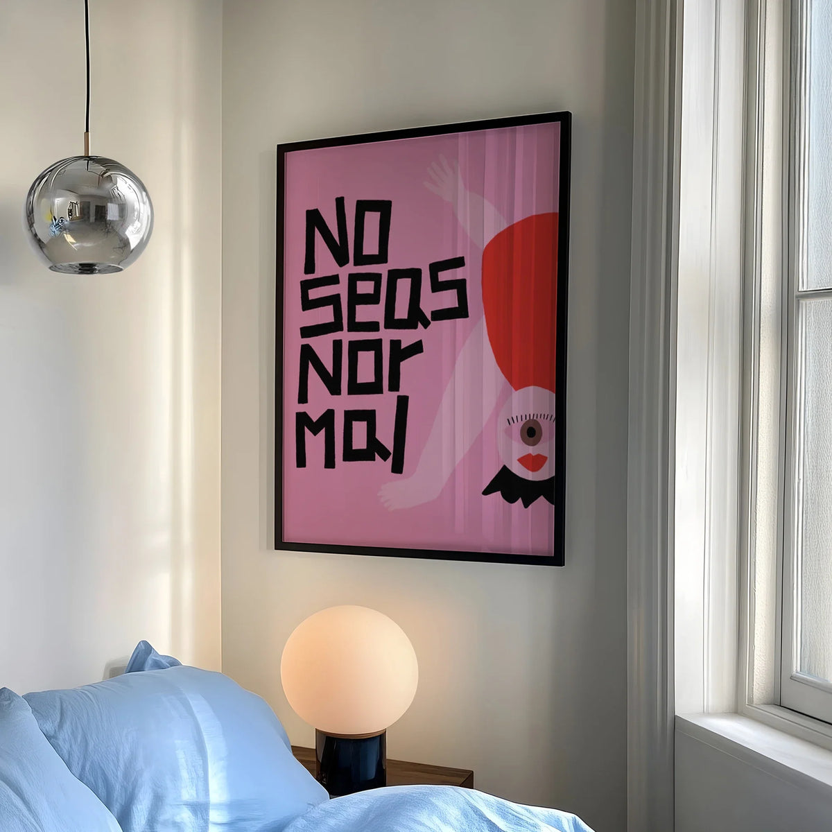 "No Seas Normal" Spanish Quote Canvas Wall Art Print