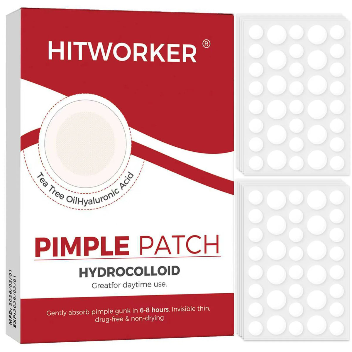 Hydrocolloid Acne Patches 36/360 Pcs – Alcohol-Free Blemish Dots