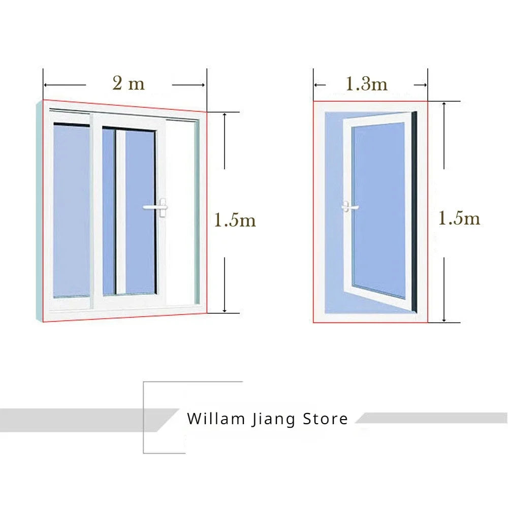 DIY Self-Adhesive Mosquito Window Screen | Fly Insect Mesh Net