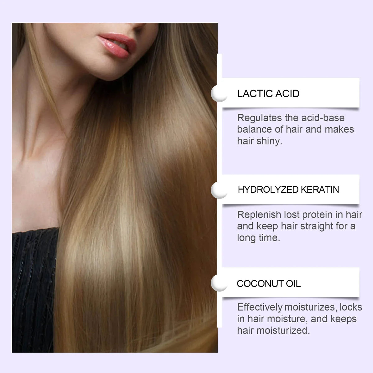 PH-Balancing Protein Hair Straightening & Smoothing Cream 250g